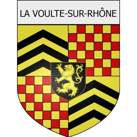 La Voulte-sur-Rhône 07 city coat of arms stickers adhesive sticker