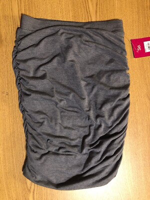 SO Womens Juniors Pencil   Skirt Small Gray Retail $20 (s-blk-26-48)