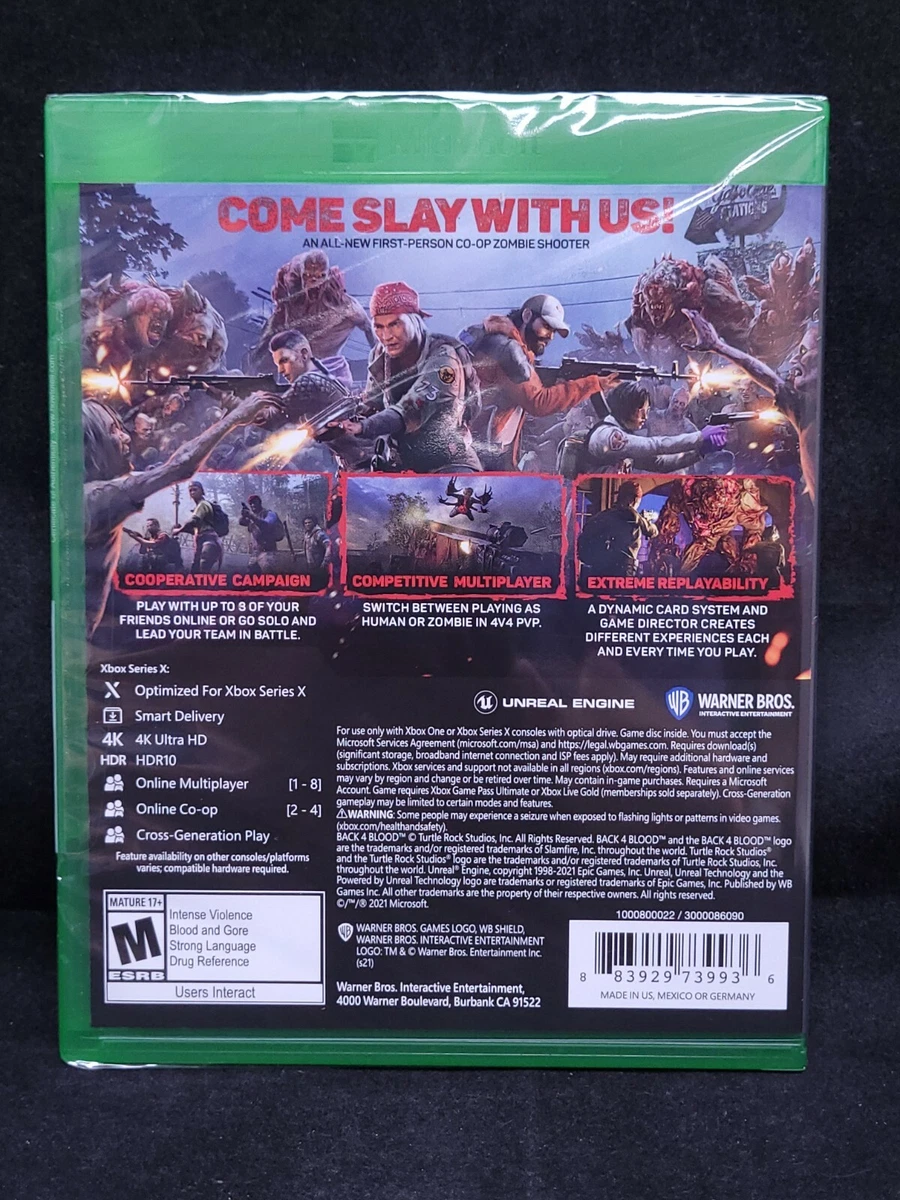 Back 4 Blood Br - Xbox One : : Games e Consoles