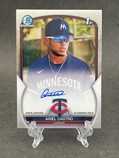 2023 Bowman Chrome Ariel Castro 1st Prospect Auto Autograph #CPA-AC Twins