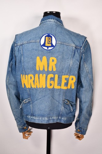 Wrangler X Leon Bridges MR. Wrangler Denim Jacket Worn Indigo size L