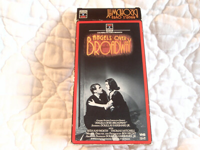 ANGELS OVER BROADWAY VHS DOUGLAS FAIRBANKS JR. RITA HAYWORTH BEN HECHT CLASSIC