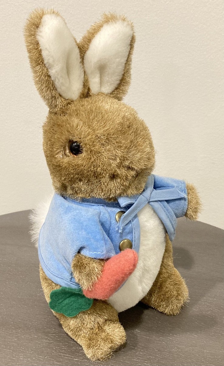 Vintage EDEN Furry Peter Rabbit Stuffed Animal 9” Beatrix Potter