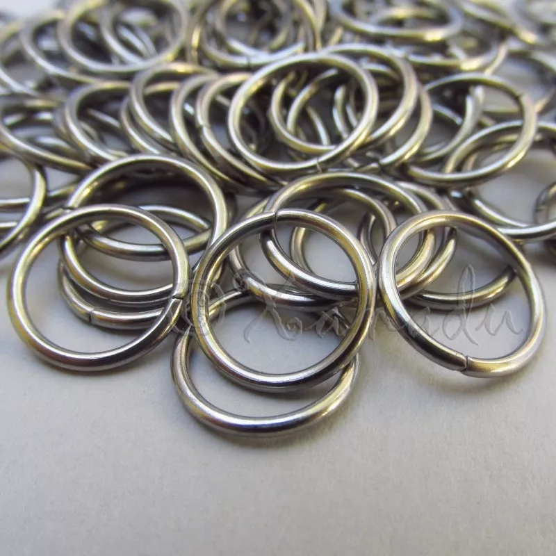 Jump Rings 12mm 50 100 200 Stainless Steel 16 Gauge Open Jump Rings F7455