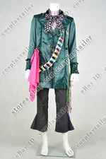 Alice Through the Looking Glass Cosplay Alice in Wonderland 2 Mad Hatter Outfit 