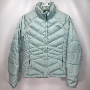 north face baby blue puffer