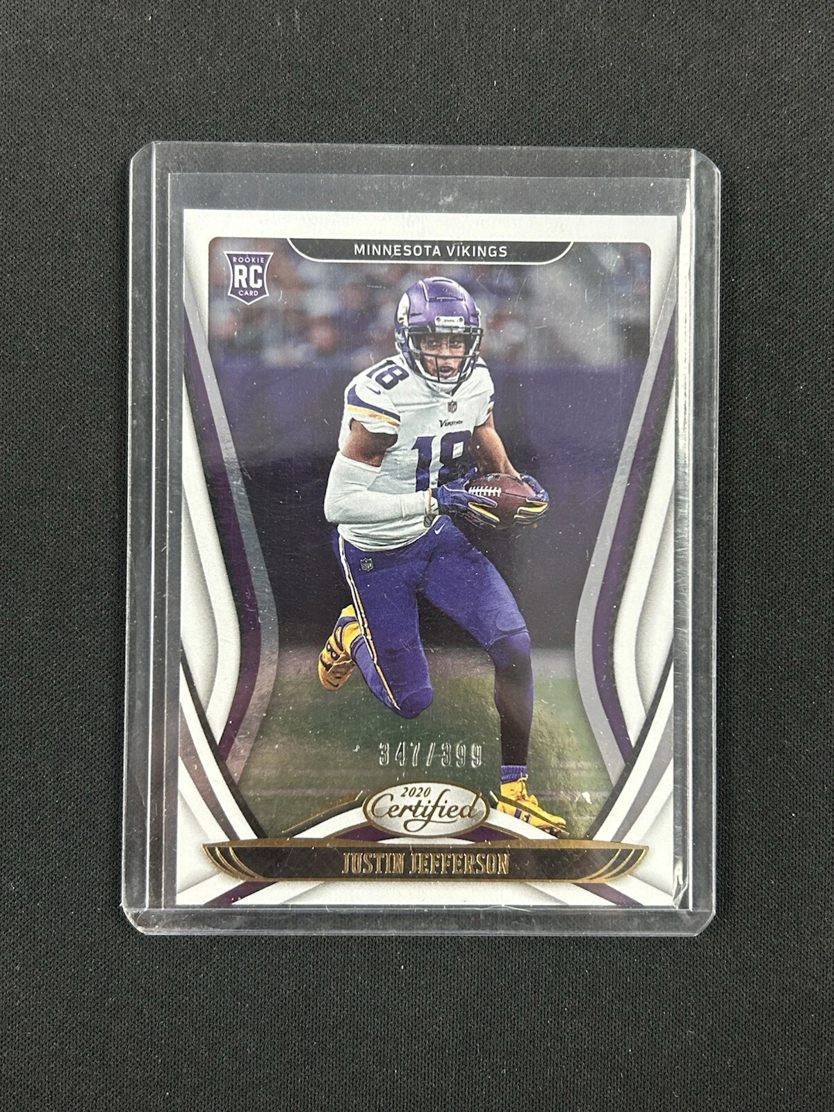 2020 PANINI CERTIFIED #116 JUSTIN JEFFERSON /399 RC