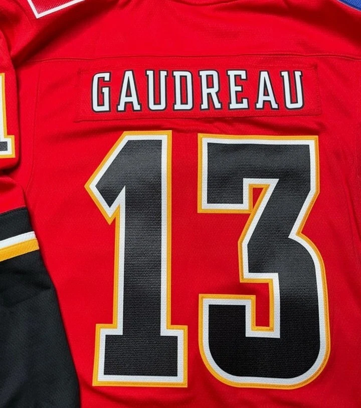 FANATICS NHL Calgary Flames Breakaway Home Red Hockey Jersey NEW Womens S 2XL