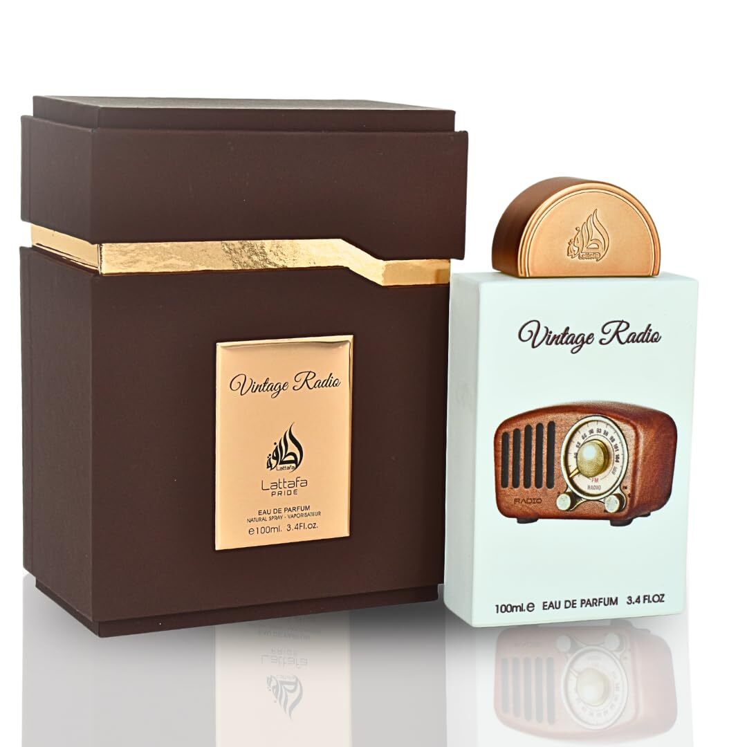 香水(男性用) Lattafa Vintage Radio Vintage Radio Perfume by Lattafa 3.4 Fl Oz Unisex Oriental