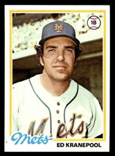 1978 Topps #49 Ed Kranepool EX+/ NM