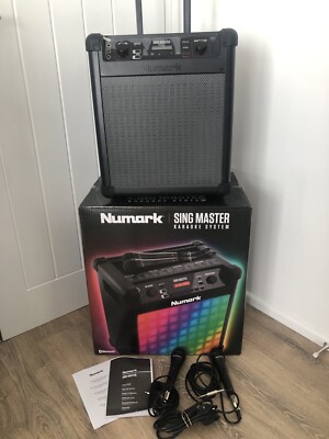 Numark Singer Master Karaoke Bluetooth Lautsprecher + 60 Voiceffekte - bitte lesen
