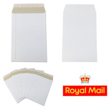 CARDBOARD ENVELOPES A4/A5 Rigid Hard WHITE Postal Mailers/Packaging/Back/Backed