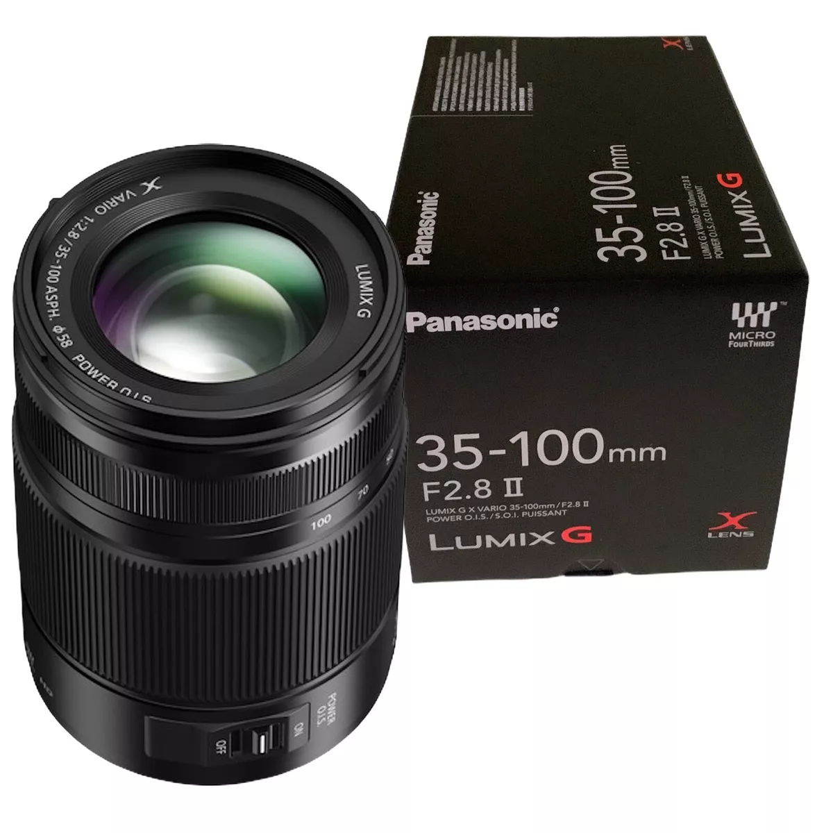 New Panasonic LUMIX G X VARIO 35-100mm F2.8 II POWER O.I.S. Lens H