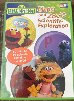 Sesame Street Elmo And Zoe's Scientific Exploration DVD-Rare