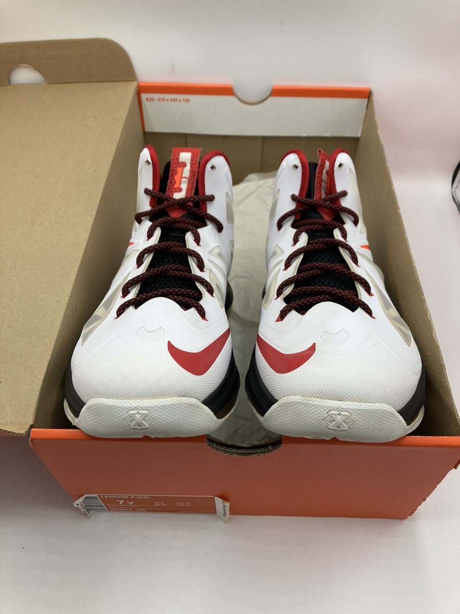 Nike LeBron 10 Miami Home Red & White Official Release Date for Nike LeBron X Miami Heat Home  main image 3