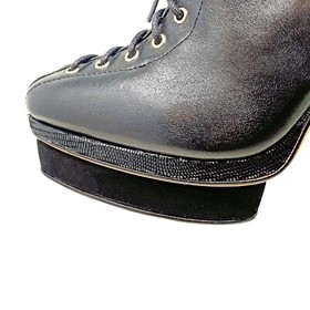 Ann Taylor Axia Womens Size 7 Leather Platform Corset Stiletto Booties&lrm; NWOB