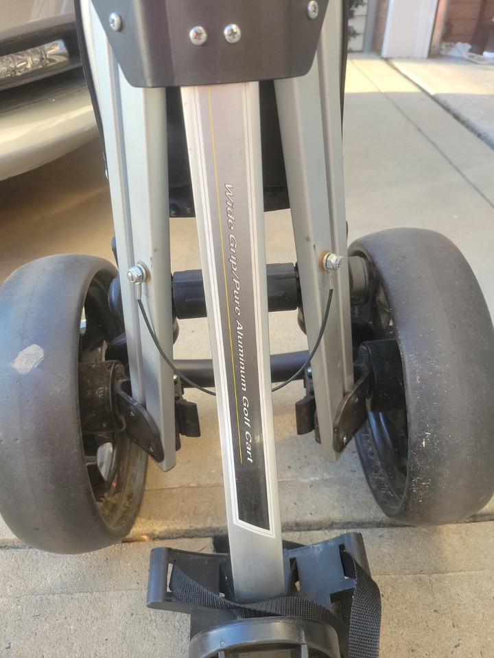 Bag Boy LT450 2 Wheel PushPull Golf Cart Black and Grey HTF Spring