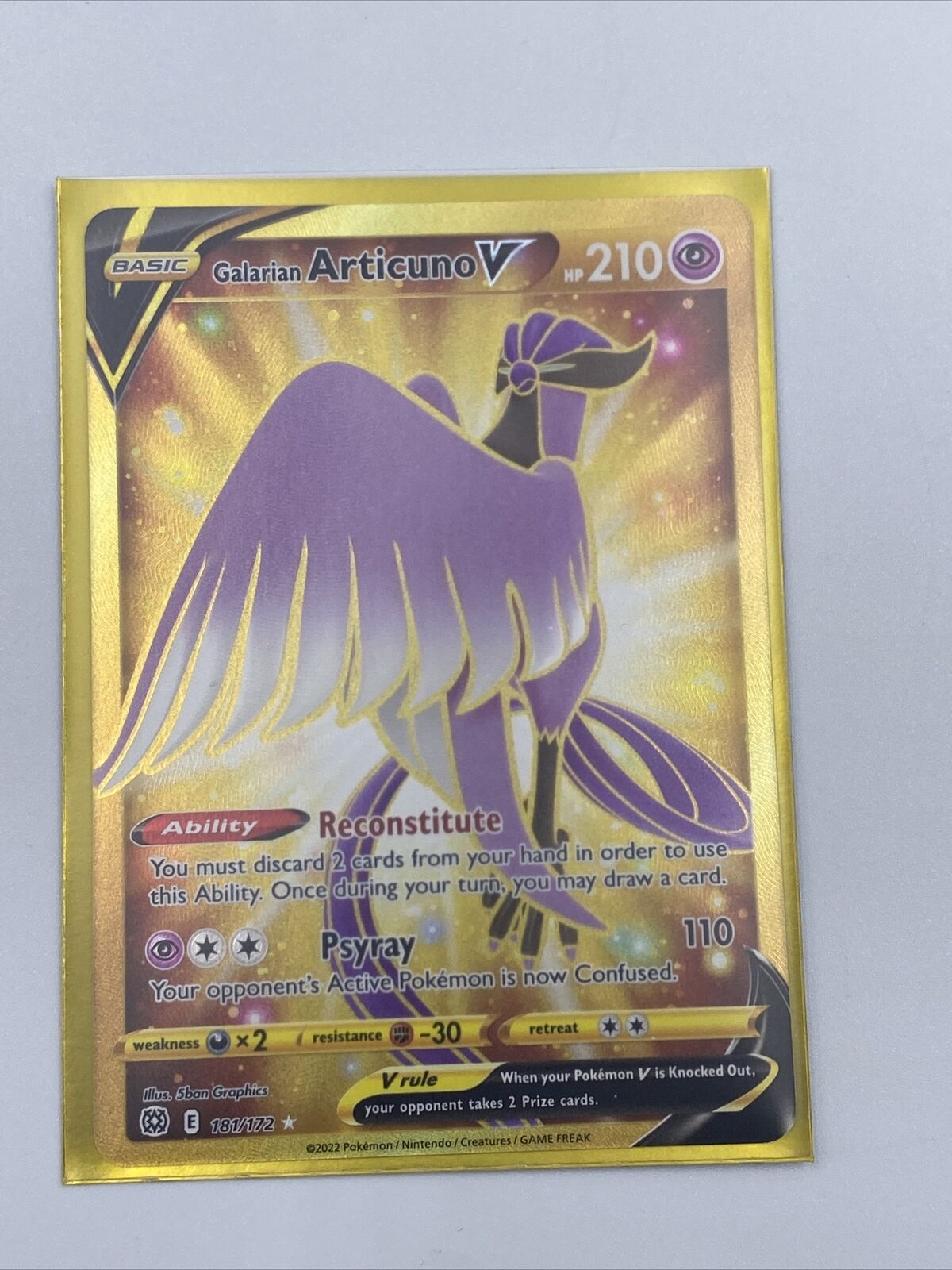 Articuno di Galar V Gold 181/172 - Vinted