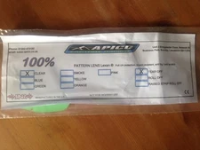 RIP N ROLL CLEAR REPLACEMENT LENS 100% TEAR OFF ADULT GOGGLES MOTOCROSS 