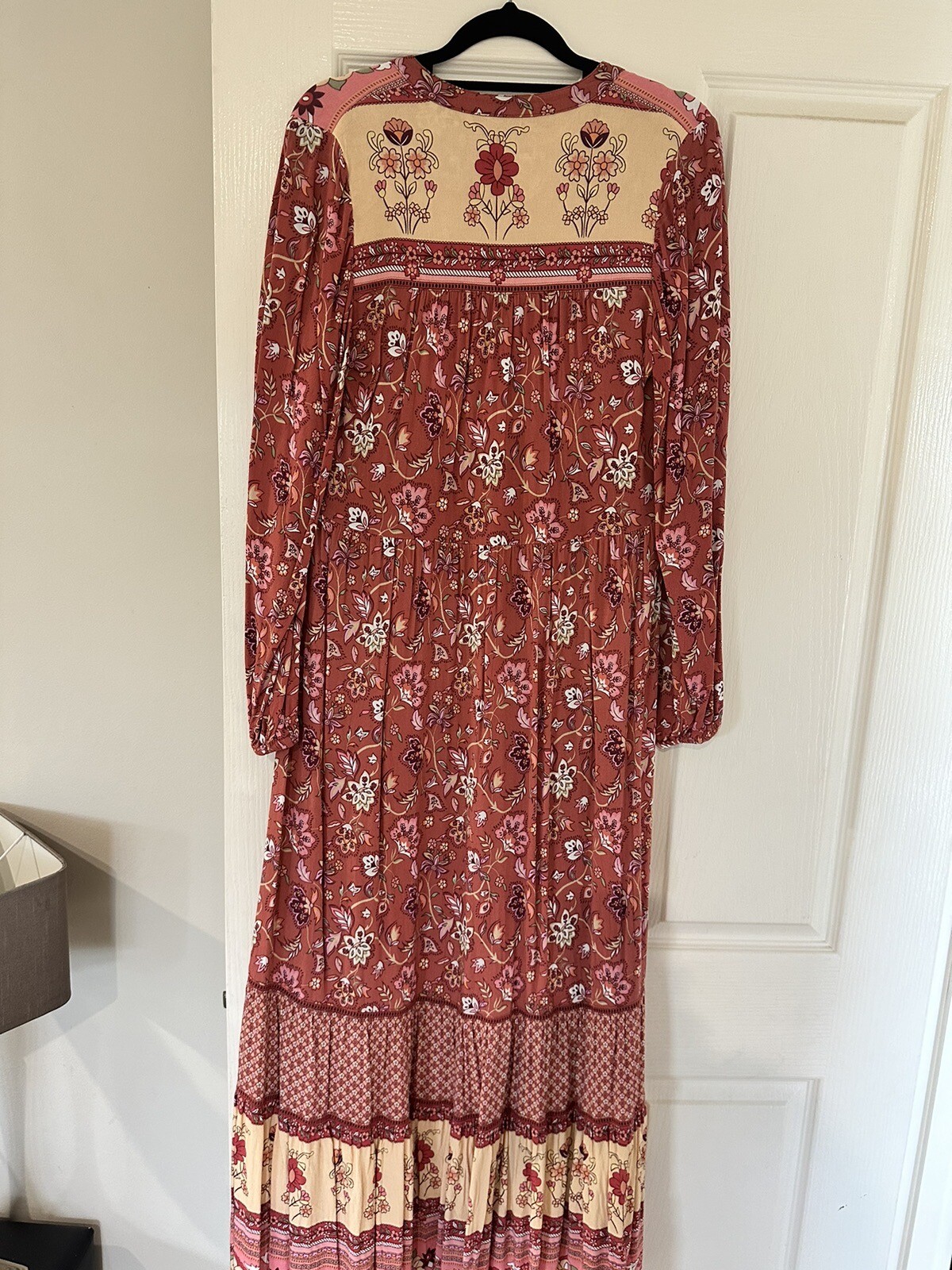Free People Spell and The Gypsy Portobello Road Gown Wine Size XS eBay