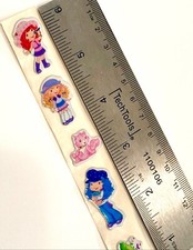 vintage Strawberry Shortcake Scratch N Sniff Puffy Stickers Sweet Dreams Movie