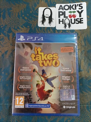 It Takes Two - PS4! New Sealed Italian Version! Rare Cover Edition!