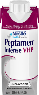 Box/ 24 each Nestle Peptamen Intense VHP Tube Feeding Formula Unflavored  NEW