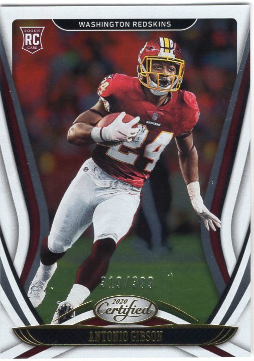 2020 Panini Certified #130 Antonio Gibson Rookie Washington SP /399