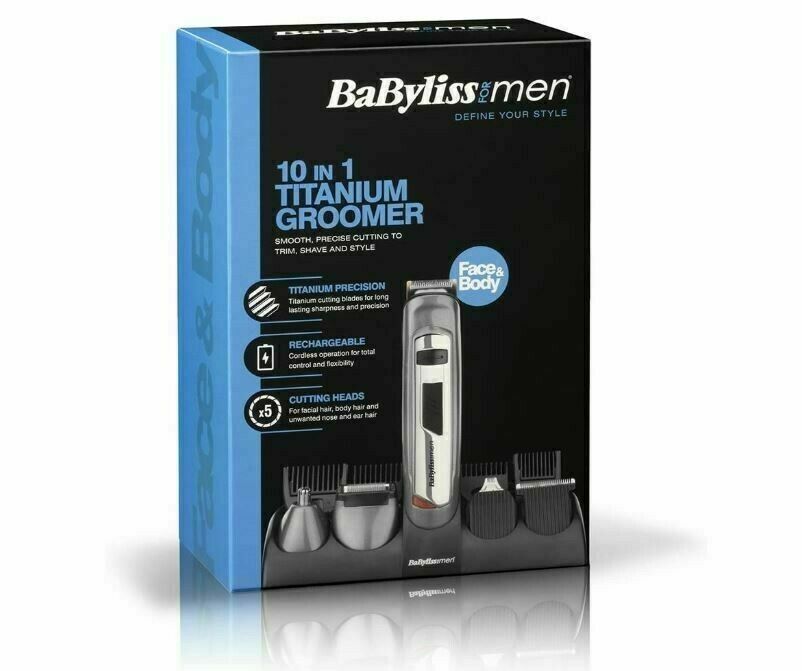 BaByliss 7235U 10-in-1 Grooming Kit For Men 5053676033693 UK