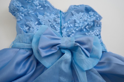 Handmade Baby Girl Dresses | Flower Girl/Baptism/Special Occasion/Birthday Dress - Picture 3 of 9