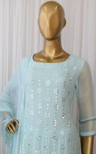 Beautiful Designer Suit On Heavy Georgette fabric with 9Mm Sequence work  Fancy
