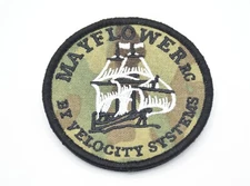 MAYFLOWER RC BY VELOCITY SYSTEMS LOGO PATCH HOOK/LOOP BACKING MULTICAM CAMO EMB