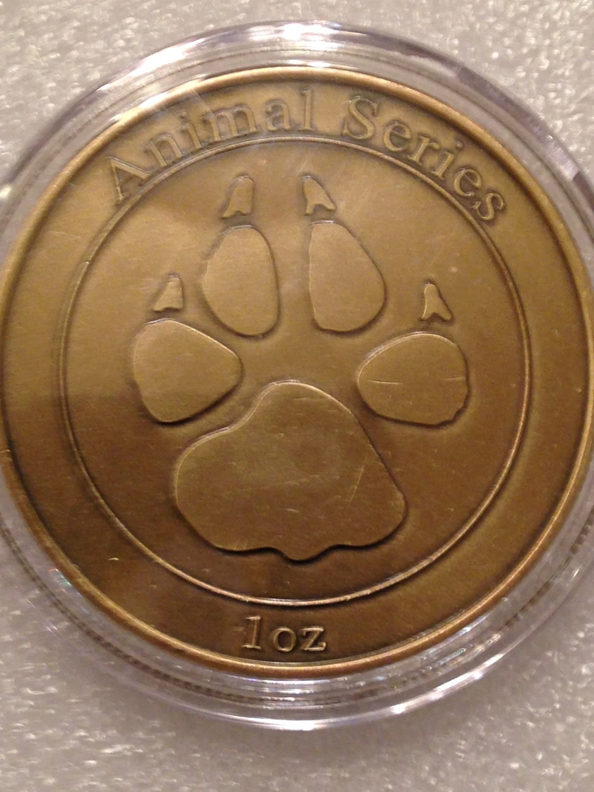 챌린지 코인 라운드 1 온스 앤틱 청동 코팅 황동 복서견 동물 시리즈-Freehip.co.kr