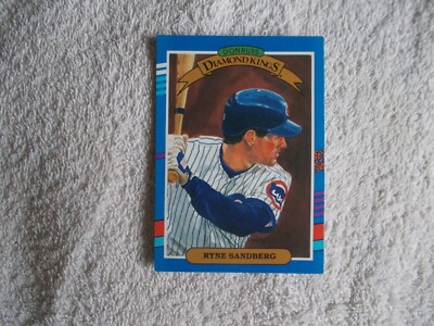 Leaf Donruss 1991 MLB ''RYNE SANDBERG'' #NO.14 Chicago Cubs Trading Card n39