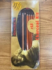 General Pencil Charcoal Drawing Pencil Kit #15 Set General's, 13 Pieces