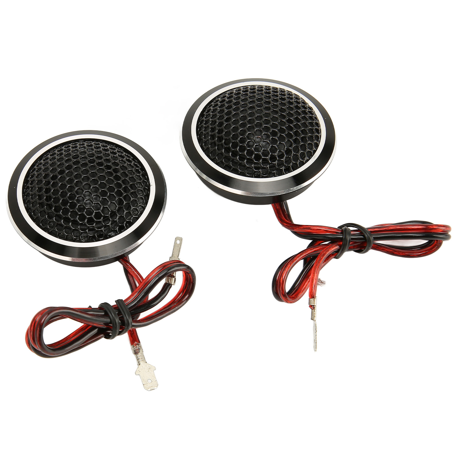2Pcs Car Tweeters Black 25mm 150W Compact Design Aluminium Alloy Car Dome Tw GS0 7862804253968