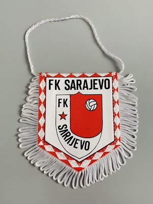 Fanion FK Sarajevo Vintage – Drapeau De Club, Pennant Football Collection