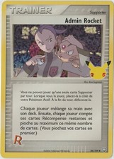 🌹 Carte Pokemon Admin Rocket Holo 86/109 Celebrations 25ans Neuve VF 🌹