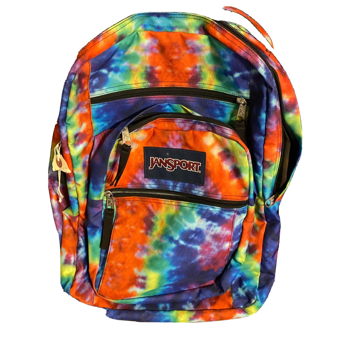 tie dye book bag jansport Original JANSPORT TIE DYE BACK PACK BOOK Multicolor