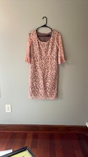 Pink Lace Dress by Chris McLaughlin Size 6