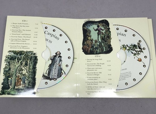 Chronicles Narnia Prince Caspian Audiobook 4 CDs HarperCollins 2003 Lewis Aslan - Picture 5 of 10