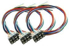 DCC Concepts ~ 8 Pin Female Decoder Mate Harness ~ 3 Pack ~ DCD-8PDM.3