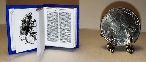 1:12 SCALE MINIATURE BOOK A STUDY IN SCARLET ILLUSTRATED SHERLOCK HOLMES - Picture 5 of 8