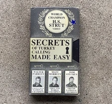 Secrets Of Turkey Calling Made Easy VHS Rare H.S. Strut Video Hunting Volume 1