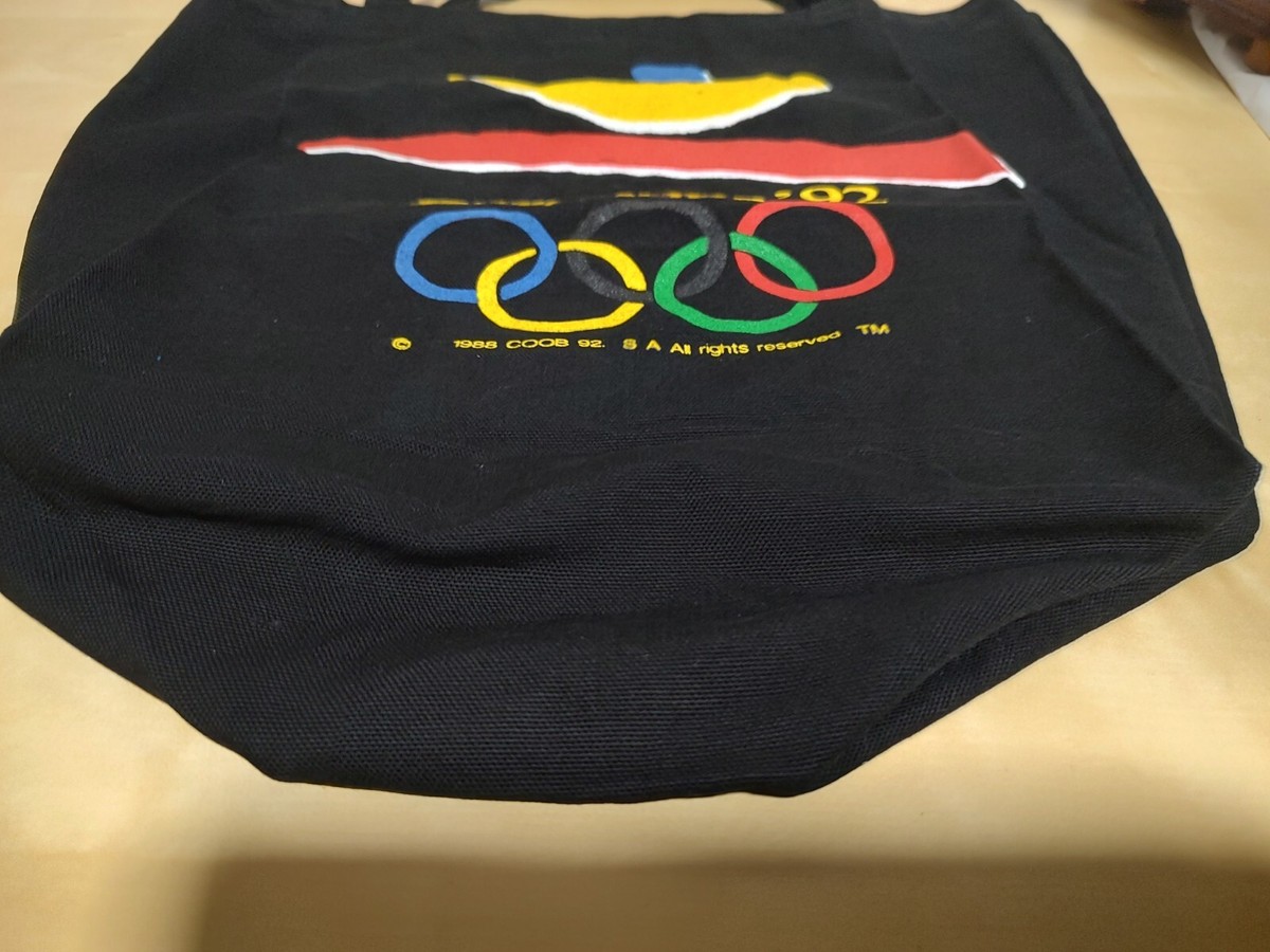 Vintage 1992 Olympics Barcelona Spain Black Tote Bag | eBay