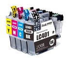 4P XL Premium Ink fits LC401XL Brother MFC-J1010DW MFC-J1012DW MFC-J1170DW