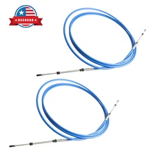 2Pcs 13FT 33C Throttle Shift Control Cable Universal for Yamaha Outboard Inboard