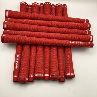 Golf Pride Tour Velvet BCT Cord Grips-Red-60R - 13 Grips | eBay