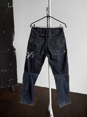 G-Star Raw Mens Blue 3D Denim Elwood 96 Graphic Jeans Logo Size - W31 L34, S
