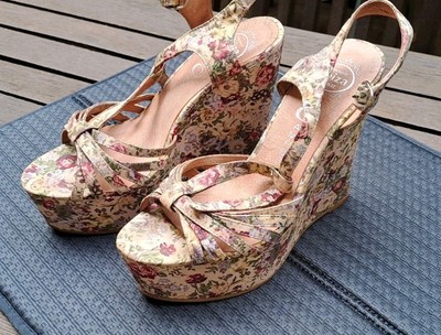 Jeffrey Campbell Handmade Ibiza Last 37 Keilabsatz Sandalen
